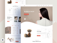 Software profesional de diseño de sitios web Hair Spa Saloon Con envío en línea y servicios de marketing digital incluidos Beauty Company