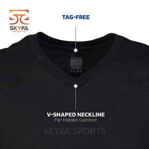 short sleeve T-shirt for men round neck soft & breathable factory wholesale - Product Image 5