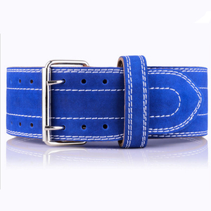 Cinturón de levantamiento de pesas de cuero de vaca para hombre y mujer, accesorio para gimnasio, sentadillas de soporte de espalda para ejercicio, cornamusas eléctricas de alta resistencia - Product Image 4