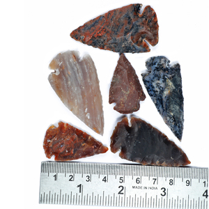Buy Online Indian Agate Arrowheads 1.50 to 2 Inches : Indian Agate Arrowheads 1.50 to 2 Inches For Sale - Product Image 1