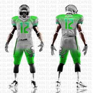 Maillots en sergé avec impression numérique pour adultes, uniformes de Football américain, matériel de Football à impression numérique, nouvelle mode - Product Image 1