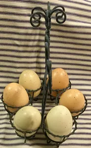Support de rangement et de présentation pour œufs à 4 niveaux en fer forgé de qualité supérieure, accessoires pour la maison et la cuisine, parfait pour l'organisation - Product Image 4
