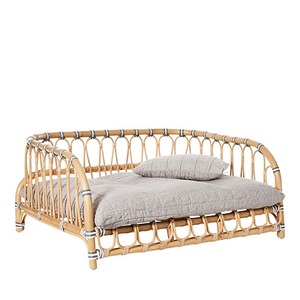 Lit en rotin naturel fait à la main, de luxe pour chien, au meilleur prix, vente en gros du Vietnam, livraison gratuite - Product Image 6