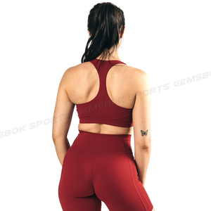 2022 nouveauté luxe femmes dos nageur soutien-gorge de sport haut pour Impact Camisole cou Style avec avant en gros Yoga sport soutien-gorge - Product Image 4