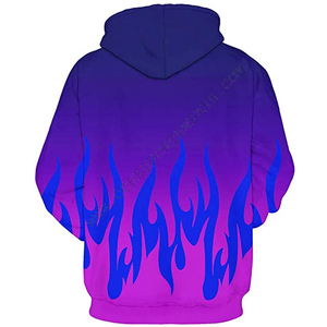 Sudadera con capucha para hombre de última moda, sudaderas con capucha personalizadas con estampado de sublimación de algodón transpirable - Product Image 2