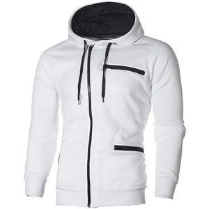 เสื้อฮู้ดดี้ผู้ชาย ผ้าฟลีซผสม ซิปหน้า สวมใส่สบาย ลายกราฟิก ผ้าฝ้าย ย้อมสีแบบไทได สำหรับผู้ชาย - Product Image 5