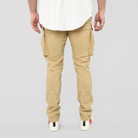 Pantalon Cargo pour hommes, à poches multiples, matériel idéal pour le Hip Hop, survêtement de jogging
