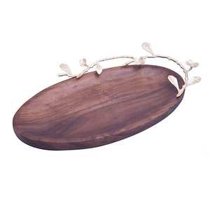 Plateaux de service pour la maison Forme Rectangle Design Vaisselle Alimentaire et Dessert Plateau de service pour mariage et hôtel Plateaux de décoration - Product Image 5