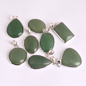 BeautifulGreen Aventurine Pendentif Design Fait Main 100% Pierre Précieuse Naturelle Exclusive Unique Design Pendentif Véritable Pierre Précieuse Naturelle - Product Image 1
