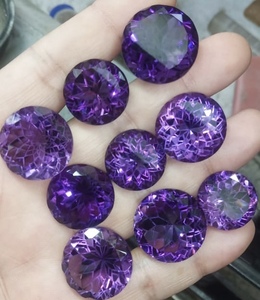 ริด้าพลอยอเมทิสต์สีม่วงธรรมชาติเจียระไนเป็น CNA4L RC เหลี่ยมเพชรพลอยที่มีคุณภาพสูงได้รับการรับรอง IGI คุณภาพสูง - Product Image 3