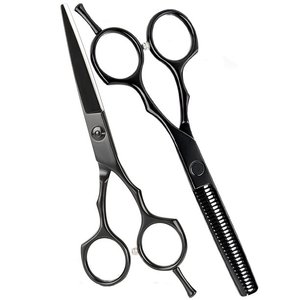 Ciseaux de coiffure professionnels Endo Tech en acier inoxydable 420 noir, dernière nouveauté, vente chaude, avec garantie de 5 ans - Product Image 2