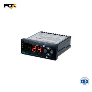 Contrôleur de température numérique CONOTEC FOX-2CT, contrôle de température à 3 étages, capteur d'entrée CA(K) 3 sortie relais - Product Image 2