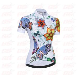 100% Polyester Cycling Wear Women MTB Bike Jersey Breathable Bicycle Clothing - Product Image 1