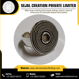 Anillos Finos de Plata de Ley 925 de la India con Incrustaciones de Patrones Tribales para Bodas y Aniversarios - Product Image 2