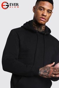 Personnalisé 500 GSM 100% coton tissu hommes sweats à capuche personnaliser blanc décontracté surdimensionné sweat à capuche impression broderie logo pour unisexe - Product Image 3