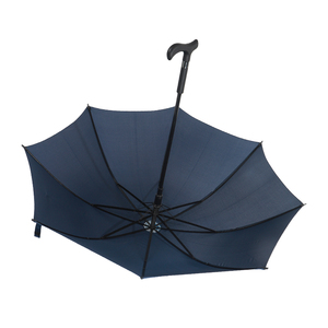 Spécial soleil pluie anti-dérapant d'aide à la marche main béquille <span class=keywords><strong>canne</strong></span> bâton <span class=keywords><strong>parapluie</strong></span> droit pour aîné - Product Image 2