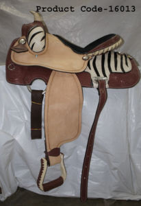 Selle de cheval de style occidental en cuir DD de haute qualité avec siège de cheveux Fabrication supérieure pour l'équitation - Product Image 4