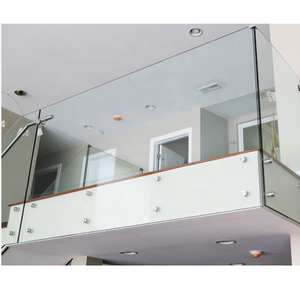 Balaustrada de vidrio balcons con vidrio templado separador diseño - Product Image 1