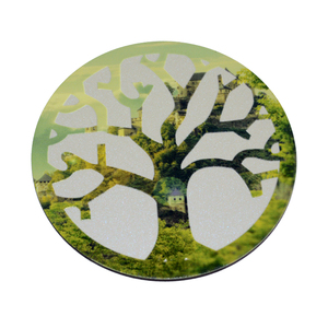 <b>Chakra</b> <b>Tree</b> Shaped Agate Feng Shui Home Decoration Coaster - Product Image 1