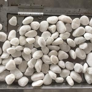 Galets blancs en pierres naturelles, 36 pièces, pour la décoration, carreaux - Product Image 1