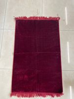 Tapis de prière islamique Sajjadah Musallah, design turc, motif floral, en laine/soie lavable, multicolore, toutes saisons, pour le voyage
