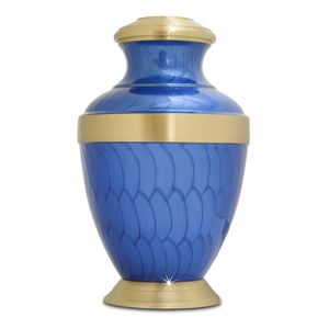 Urna de cremación de latón/aluminio para adultos, urna de cremación de latón conmemorativa para almacenamiento de cenizas funerarias, latón nuevo - Product Image 6