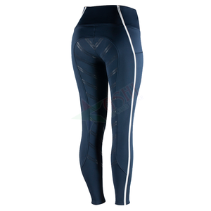 กางเกงขี่ม้าซิลิโคนสำหรับสุภาพสตรีเลกกิ้งขี่ม้าทันสมัย - Product Image 6