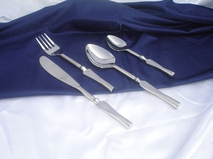 Juegos de mesa de comedor de diseño real Premium, juego de cuchara grande con mango brillante, vajilla de acero inoxidable real, cubiertos de acero de diseñador - Product Image 4