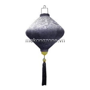 โคมไฟผ้าไหมพับได้โคมไฟแขวนบนผ้าผลิตภัณฑ์งานฝีมือจากไม้ไผ่ - Product Image 2