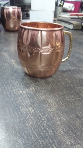 Set of 4 Pcs <b>Copper</b> Mug for Home <b>Kitchen</b> Drinking Use - Product Image 5