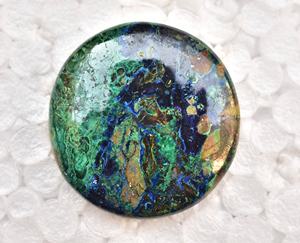 Azurite Malachite Cabochon High Quality Peruvian Azurite Malachite Bulk Cabochons Energy Healing Azurite Malachite Loose Gemston - Product Image 4