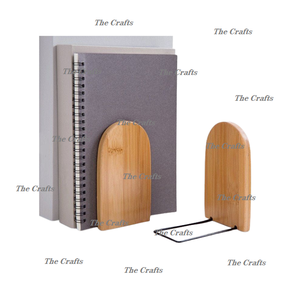 Sujetalibros de Madera y Hierro con Sujetalibros de Primera Calidad, Estante para Libros para Escuelas y Bibliotecas - Product Image 5