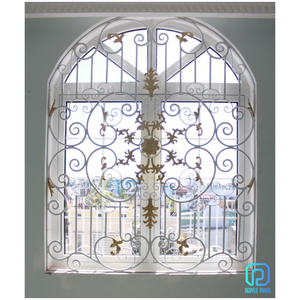 Casa de protección con ventana de acero resistente, diseño de parrilla de ventana de hierro, ventanas de marco negro - Product Image 4