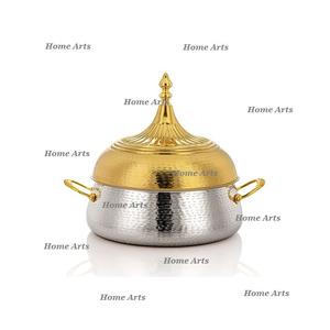 Top Quality Hot <b>Pot</b> Aluminum Silver Color Casserole Dish Designer Round Shape Hot <b>Pot</b> For Hotel And Restaurant Use - Product Image 6