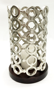 Hot Selling Luxury Aluminium <b>Candle</b> Pillar Holder Cylinder Wedding <b>Candle</b> <b>Stand</b> for Home Decor and Christmas Festivities - Product Image 2