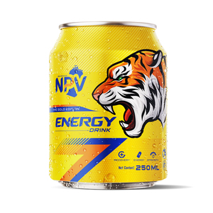 เครื่องดื่มชูกำลังขนาด250มล. สั่งติดฉลากผลิตเองได้ - Product Image 1