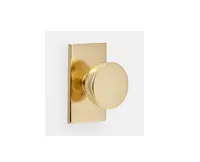 Nuove manopole per porte interne fatte a mano in metallo spazzolato dorato nella migliore qualità