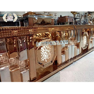 Comptoirs en bois traité pour événements de mariage en gros, taille personnalisée, design moderne léger, comptoirs de buffet pour la vente aux États-Unis - Product Image 1