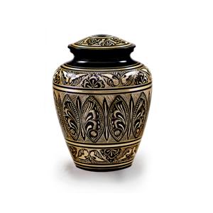 Classical <b>Keepsake</b> <b>Ashes</b> Urn of Brass Metal Funeral Urns With Carving Design Funeral Supplies Traditional Urns Hot Selling - Product Image 5