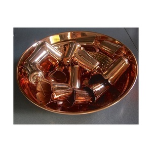 Metal Copper Chain Handmade <b>Garden</b> <b>Ornament</b> Decorative Rain Chain With Basin Hammered Home Decorative - Product Image 2