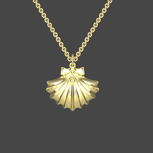 Collier personnalisé en acier inoxydable, pendentif en argent Sterling 925, avec coquillage en forme de coquillage, animaux aquatiques d'eau salée, offre spéciale - Product Image 4