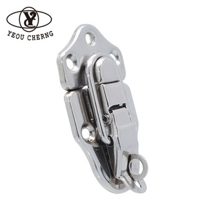 Wholesale HC260 galvanized nickel <b>toggle</b> lock for portable plastic tool box case hardware screw mounting rectangle locks - Product Image 1