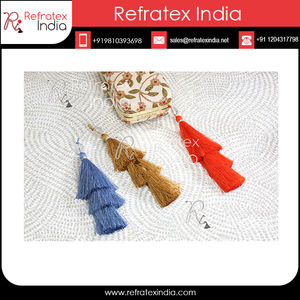 Porte-clés pompon en Polyester coloré, nouvelle collection - Product Image 6