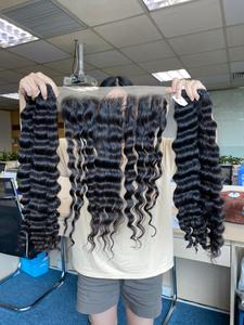 เทปมัดผมมนุษย์แบบไม่ผ่านกระบวนการสองชั้นผมมนุษย์หยักศกลึก - Product Image 4