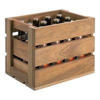 Caisses en bois décoratives à lattes, caisses en bois emboîtables, palettes, caisses en bois polyvalentes pour l'emballage, le stockage et le transport de marchandises