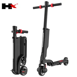 HX X6 5.5 Inch Solid Tire Foldable Backpack Adult Electric Scooter 2000W