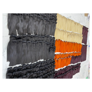 Extensions de cheveux humains Remy 100% double drawn, cuticules alignées, vierges vietnamiennes, lisses comme des baguettes, longueurs de 8 à 30 pouces, fabrication à la machine, vente en gros - Product Image 3