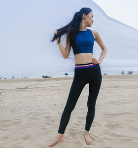 92% polyester 8% spandex yoga leggings pour coton respirant femmes comparaison Gym leggings - Product Image 2