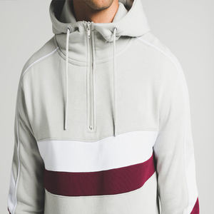 เสื้อฮู้ดแขนยาวผ้าฝ้ายเทอร์รี่ฝรั่งเศส100%,เสื้อมีฮู้ดผูกเชือกกระเป๋าจิงโจ้ที่หมวกและยาง - Product Image 5