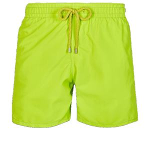 กางเกงขาสั้นชายแบบสปอร์ตน้ำหนักเบา แห้งเร็ว เอวยางยืด ลายเรียบ สำหรับเล่นน้ำทะเล - Product Image 1